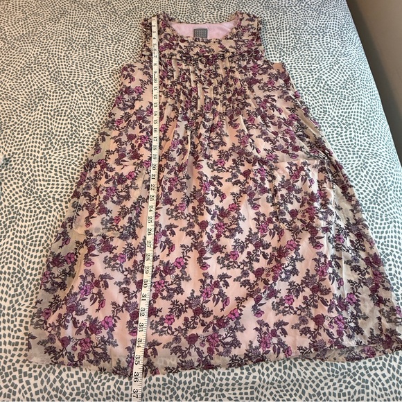 Rabbit Designs | Lavender Floral Midi Dress with Patch Pockets - Picture 9 of 13
